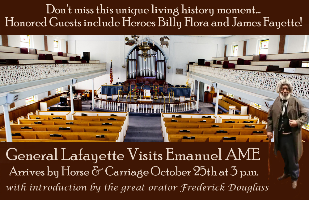 Bicentennial of Lafayette’s Farewell Tour Visits Portsmouth VA – Lafayette Visits Emanuel AME